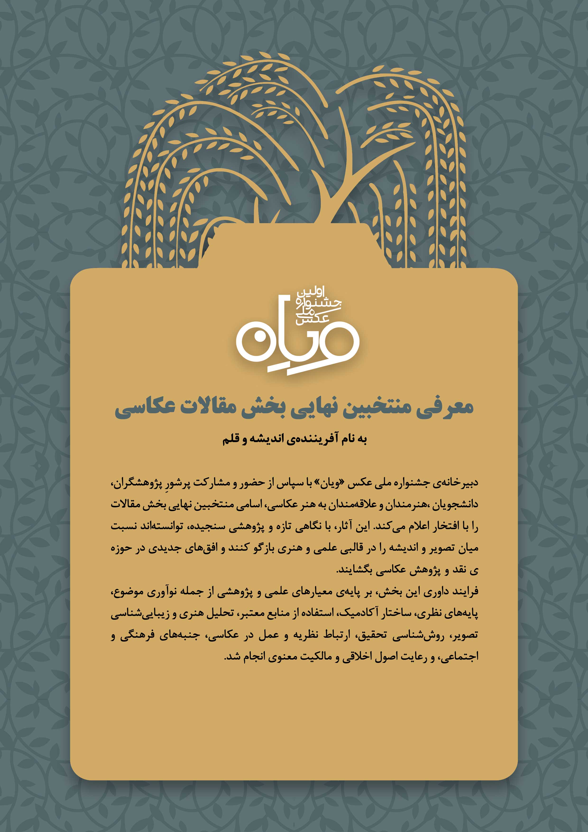 منتخبین جشنواره ویان
