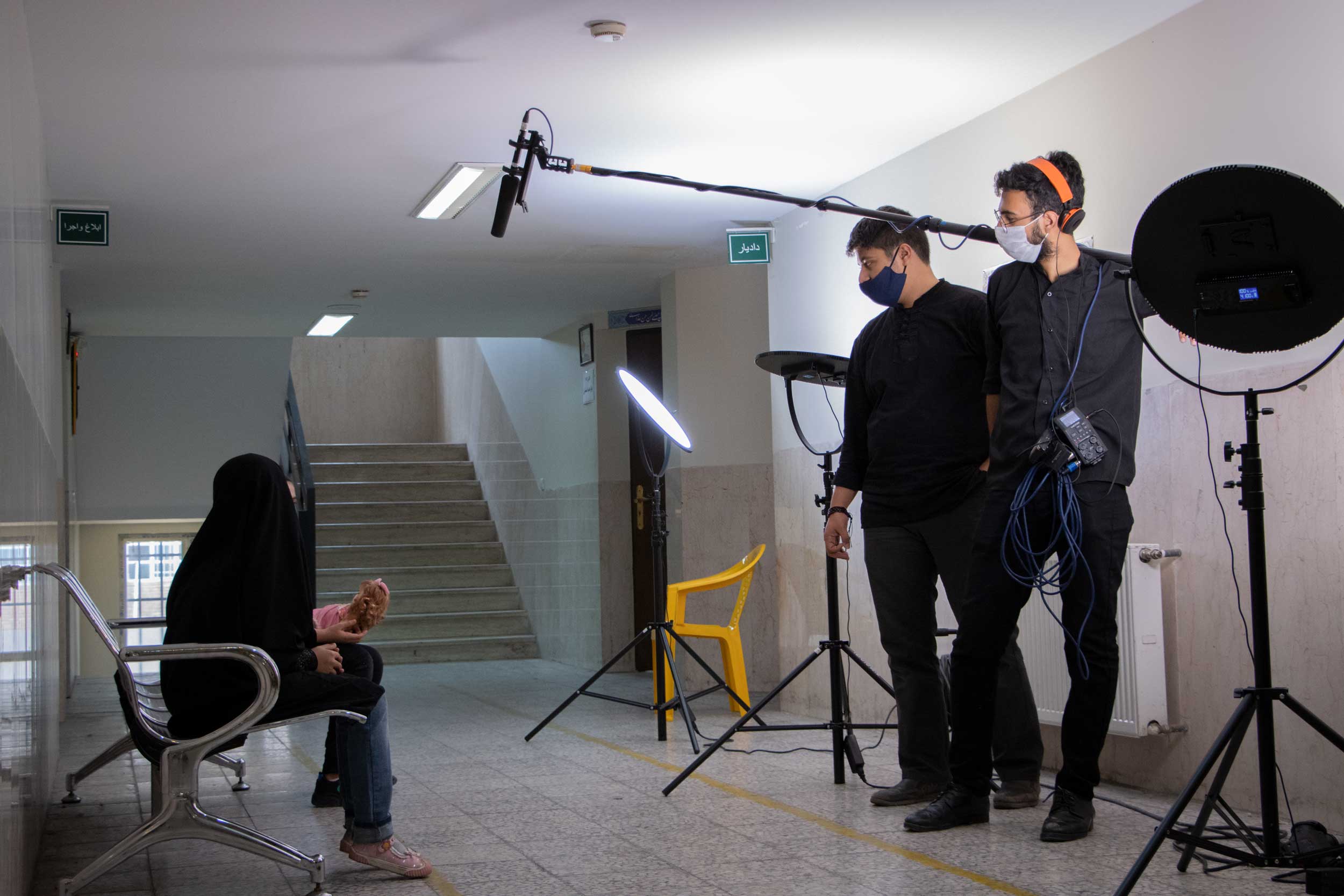 پشت صحنه فیلم کوتاه پدرکشتگی
